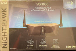 Netgear Nighthawk AX2400 4K Uhd Dual-Band Wi-Fi 6 Router - £116.33 GBP