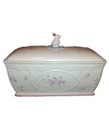 PFALTZGRAFF TEA ROSE Bunny Rabbit Lidded Bread Box Rectangle - €129,65 EUR