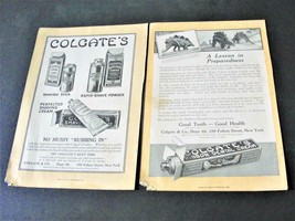 1930s Colgate&#39;s Shaving Product and Dental Cream-(2) Magazine Page Ads. - $9.85