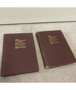 LOT OF 2 VINTAGE 1956 Hymns for Praise AND Service Prayer Hymnal Hymn Re... - $31.11 CAD