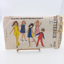 Vintage Sewing PATTERN Butterick 5342, Girls 1969 Dress or Jumper Pants ... - £13.87 GBP