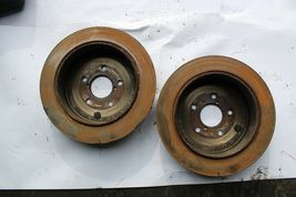 2011-14 SUBARU WRX IMPREZA REAR DISC BRAKE ROTORS PAIR  R1947 image 7