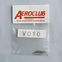 Vintage Aeroclub V010 1/72 Merlin Spitfire Six Pipe Exhausts Stubs 4 White Metal - £5.87 GBP