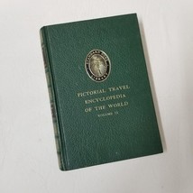 1956 Travel Encyclopedia Vol 2 USA Around the World Pictorial Vintage Green - £3.98 GBP