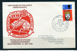 Great Britain 1966 Cover 1000 years Christianity in Poland  11632 - £7.74 GBP