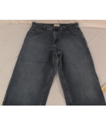 EDDIE BAUER AUTHENTIC DENIM BLUE JEAN WASH FADE MEN&#39;S REGULAR FIT PANTS ... - €12,54 EUR