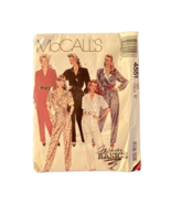 McCalls 4551 Misses Jumpsuits Pattern Size 10 Pockets Uncut Factory Folds - $148.33 MXN