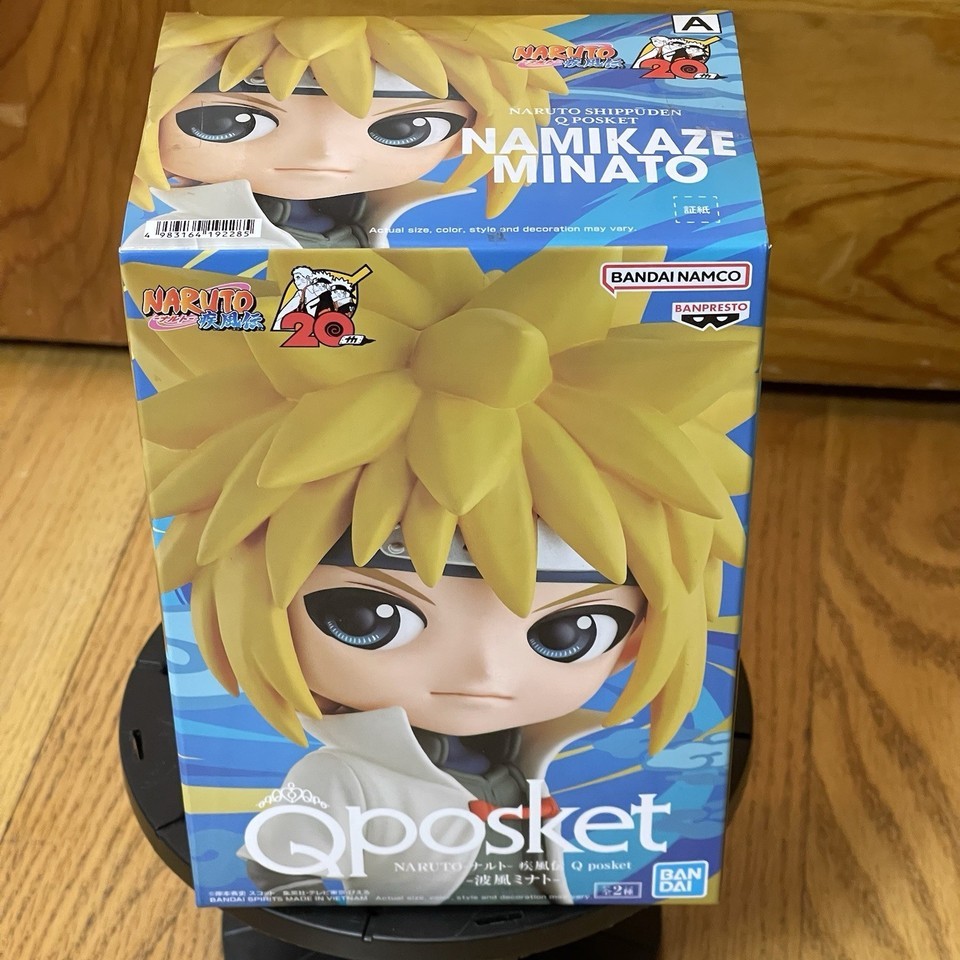 Naruto Shippuden Q-Posket Minato Namikaze Figure Version A Banpresto NEW - $13.49