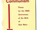 Founder of Scientific Communism for the 150th Birthday of Karl Marx - $17.80
