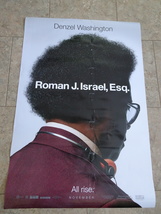 ROMAN J. ISRAEL, ESQ. - MOVIE POSTER WITH DENZEL WASHINGTON - £16.47 GBP