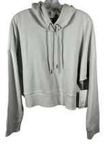 90 Degree by Reflex Oyster Mushroom STONE WASHED CROPPED PULLOVER HOODIE... - £20.99 GBP
