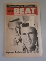 KRLA BEAT NEWSPAPER VOL 2 No 5 April 16, 1966-Righteous Brothers Lash Out  - $372.06 MXN