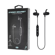 Magnetic Bluetooth Neckband Headset  IPX-3 A64 Wireless Earphones Headphones - £15.81 GBP