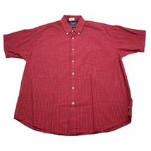 Wrangler Shirt Mens XL Extra Red Plaid Hike Western Outdoors Workwear Button Up - £14.70 GBP