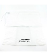 Converse JW Anderson White Linen Drawstring Dust Travel Shoe Bag 15&quot; x 14&quot; - $7.95