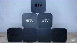 LOT OF 7 - Apple TV media streamer  - 3rd Gen - 8GB - £51.26 GBP