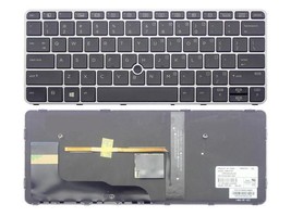 US Black Backlit Keyboard For HP EliteBook 725 G3 725 G4 820 G3 820 G4 Light Bac - £58.31 GBP