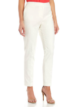 New Vince Camuto Ivory White Cotton Slimming Pants Size 14 $79 - $55.17