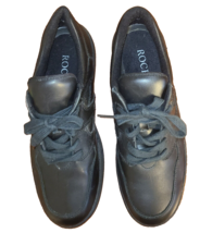 Rocky Men&#39;s Work Shoes Size 11M 2031 Black Lace-Up Sneakers Leather. - $44.22