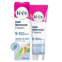 Veet Silk &amp; Fresh Hair Removal Cream, Sensitive Skin - 100 g - free shipping - £11.58 GBP