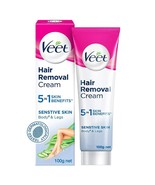 Veet Silk &amp; Fresh Hair Removal Cream, Sensitive Skin - 100 g - free ship... - £11.34 GBP
