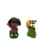 Dora The Explorer and Sniper 3&quot; Figures 2003 Easy Grip Mattel - $7.45