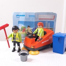 Playmobil City Life 70203 Street Sweeper Road Cleaning Machine Broom Trash Can - £33.73 GBP