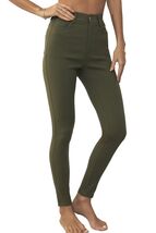 levaca Womens High Waisted Skinny Jeggings Pants with Pockets Army Green Size S - $383.35 levaca Womens High Waisted Skinny Jeggings Pants with Pockets Army Green Size S - $383.35 MXN