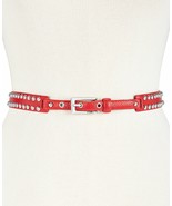 DKNY Dome-Studded Belt Red - £15.48 GBP
