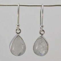 bewitching Rainbow Moonstone 925 Sterling Silver White Earring supplies CA gift - £21.16 GBP
