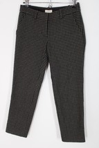 J Crew Factory 00P Petite Gray Black Houndstooth Wool Blend Pants B0932 - £20.16 GBP