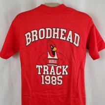 Vintage Brodhead Track 1985 T-Shirt Small Two Sided Single Stitch Deadstock 80s - $24.99