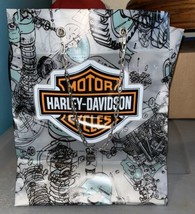 Harley Davidson Small Plastic Gift Bag with Chain Handle 2004 Hallmark V... - $9.49