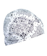 Balboa Z102 100% Cotton Flydanna - White Paisley - $16.91 CAD