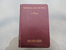 Book-Technical Data on Fuel (H.M. Spiers (edited by) -1942) - $13.59