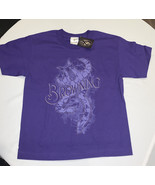 Browning YOUTH T-Shirt Beaded Tee Buckmark Purple Girls Size  M Medium - £8.64 GBP
