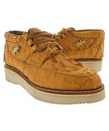 Mens Western Sneakers Shoes Buttercup Exotic Authentic Crocodile Hornbac... - £158.48 GBP