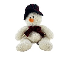 Russ Berrie Freezy the Snowman 15” Plush Toy Poly/Beanie Stuffed Frosty w/Tags - £11.89 GBP