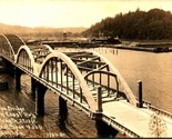 RPPC Umpqua Bridge Antique Auto Columbia River Highway OR Oregon Postcar... - $16.78