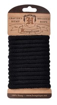 6mm Hemp Braided Rope Card Set Wrapping Macrame Crochet Gift Wrap Crafts Supply - £5.58 GBP