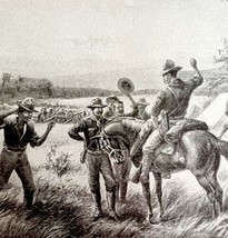 Insurgent At Cuban Camp Spanish American War 1899 Victorian Print DWV7B - £23.52 GBP