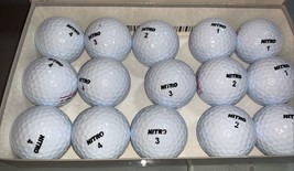 Nitro Golf Ultimate Distance Golf Balls, 15 Pack mixed box. See photos. - $656.05 MXN