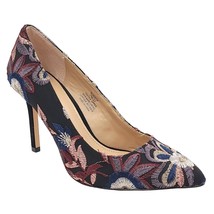 GILI Women Embroidered Stiletto Pump Heels Alecia Size US 7M Black Floral - £26.03 GBP