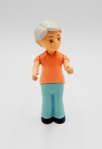 Little Tikes Dollhouse Grandpa Grandfather Figure 6 Inch Orange Shirt Bl... - $14.99