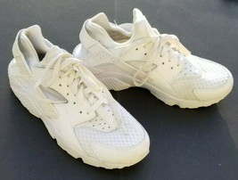 Nike Air Huarache Mens Shoes Triple White  318429-111 Size 10.5 - £51.51 GBP