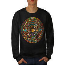 Wellcoda Aztec Traditional Mens Sweatshirt, China Casual Pullover Jumper - £24.06 GBP+