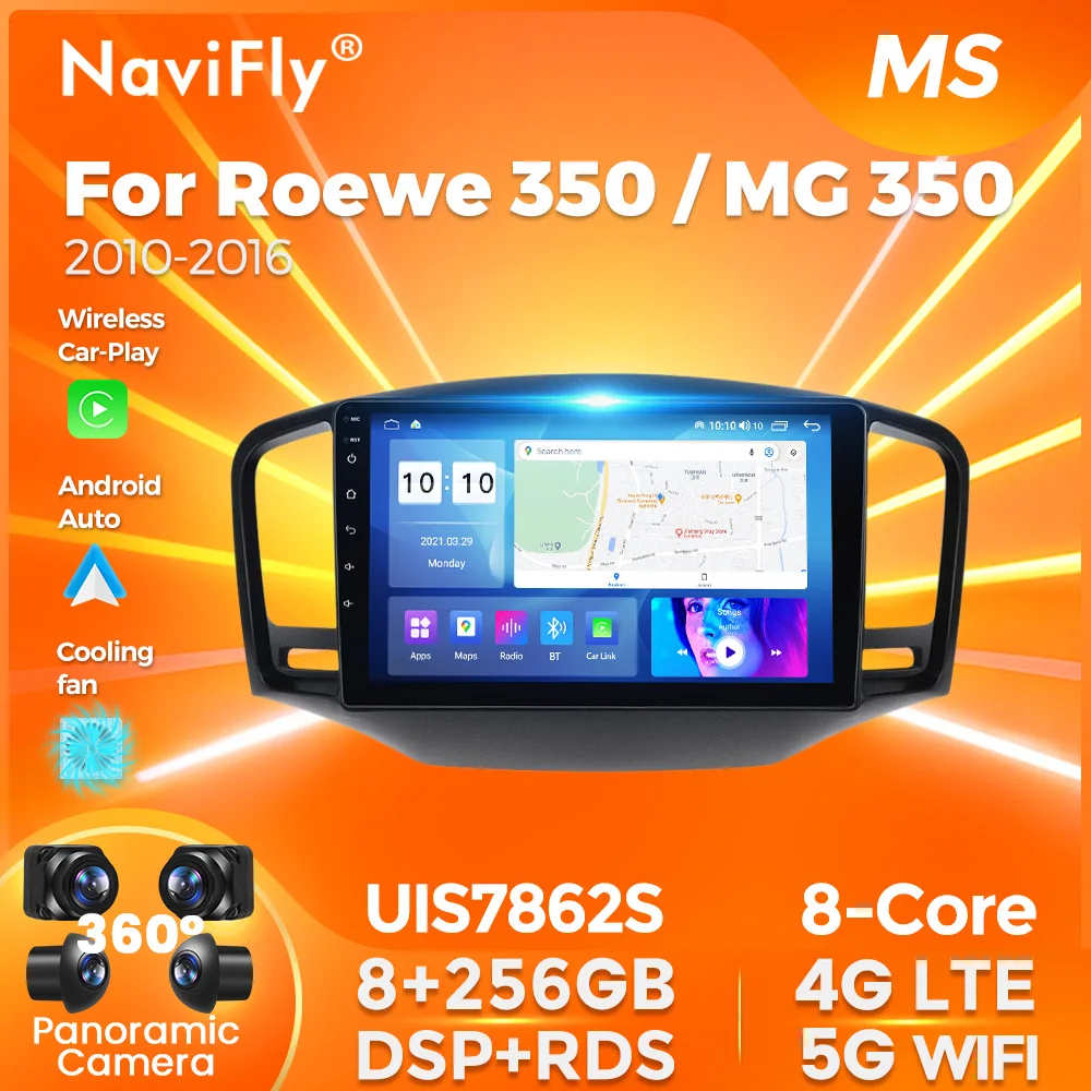 8+256GB 1280 * 720P Android 12 Car Radio Stereo 2DIN For Roewe 350 MG 350 - £2,136,761.21 GBP+
