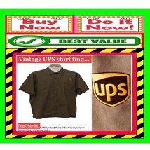 ? TwinHill UPS Button ➕? SHIRT Uniform Snoop Dogg TOP Logo SHIRT ?BUY NO... - £47.36 GBP