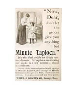 Whitman Minute Tapioca Gelatine 1897 Advertisement Victorian Desserts AD... - $374.91 MXN