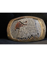 Hand carved eagle head belt buckle- NEW - €34,06 EUR
